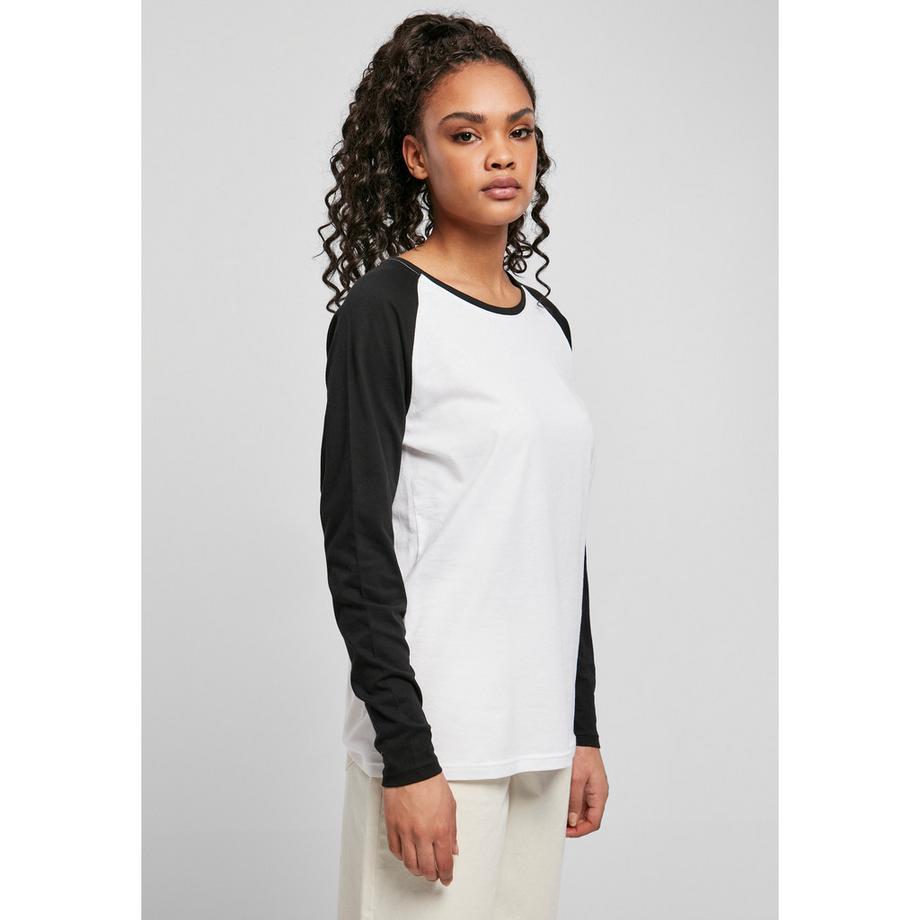 URBAN CLASSICS Contrast Raglan T-Shirt Manches Longues  