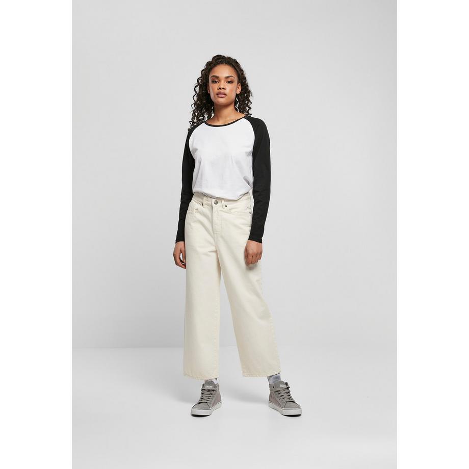URBAN CLASSICS Contrast Raglan T-Shirt Manches Longues  