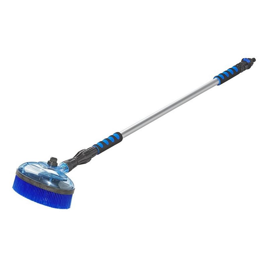 Brosse de lavage manche télescopique 1,21-1,91m avec brosse rotative