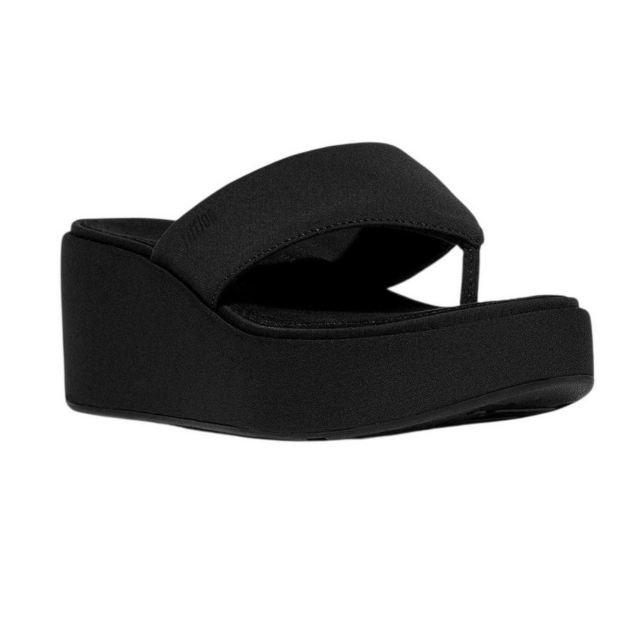 fit flop Sandali Con Tacco A Zeppa Denim  