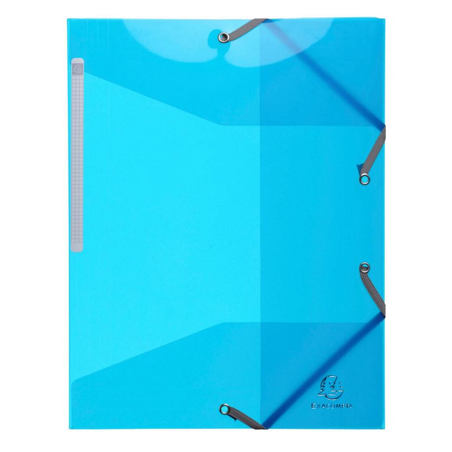 Exacompta Chemise 3 rabats à élastiques polypropylène 5/10e IDERAMA PP - A4 - x 30  