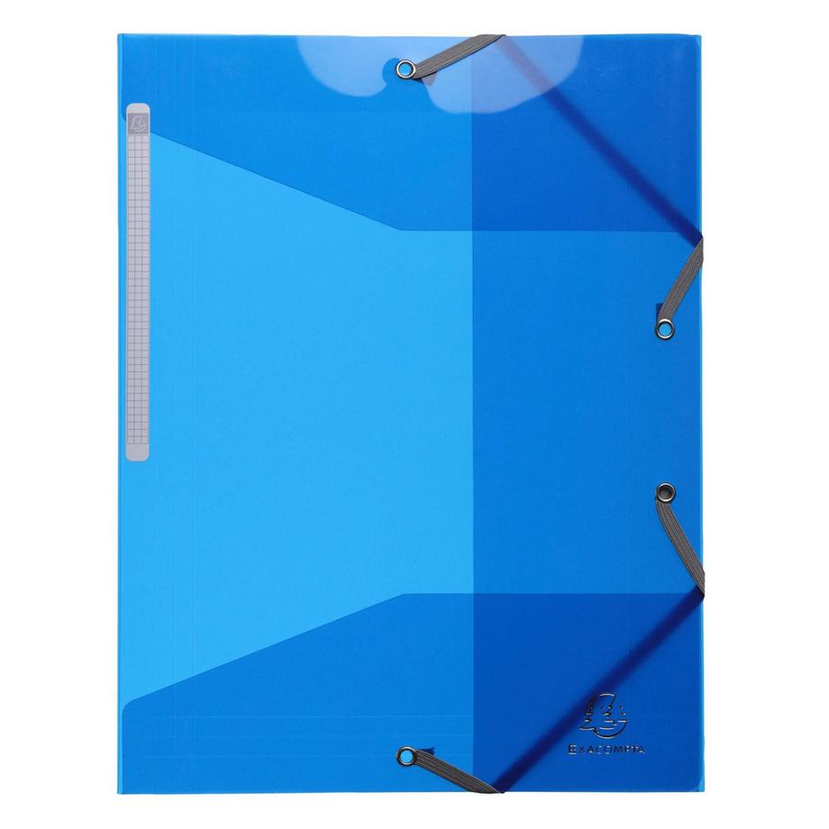 Exacompta Chemise 3 rabats à élastiques polypropylène 5/10e IDERAMA PP - A4 - x 30  