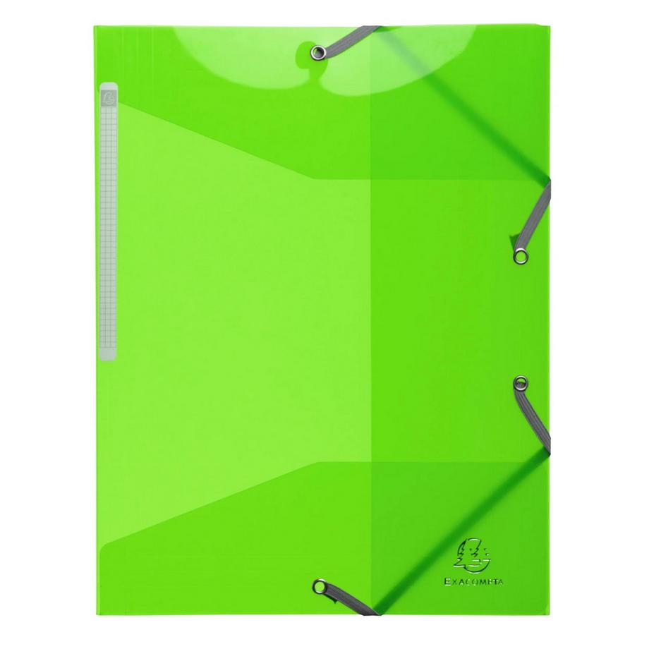 Exacompta Chemise 3 rabats à élastiques polypropylène 5/10e IDERAMA PP - A4 - x 30  