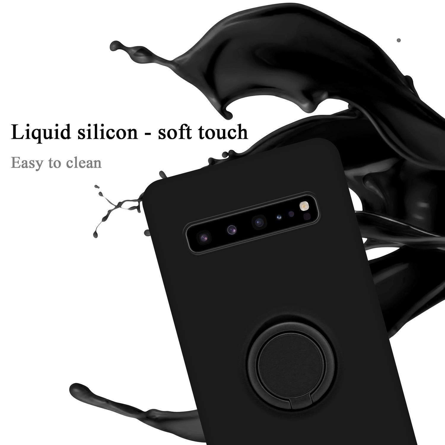 Cadorabo  Hülle für Samsung Galaxy S10 5G TPU Silikon mit Ring Liquid 