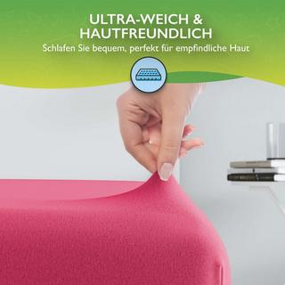 etérea Himmlische Qualität Comfort Jersey Topper Spannbettlaken  