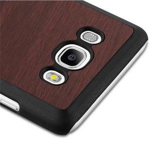 Cadorabo  Housse compatible avec Samsung Galaxy J5 2016 - Hard Case Coque de protection en bois contre les rayures et les chocs 