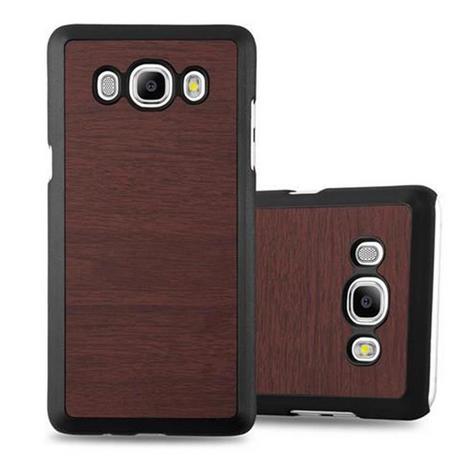 Cadorabo  Housse compatible avec Samsung Galaxy J5 2016 - Hard Case Coque de protection en bois contre les rayures et les chocs 