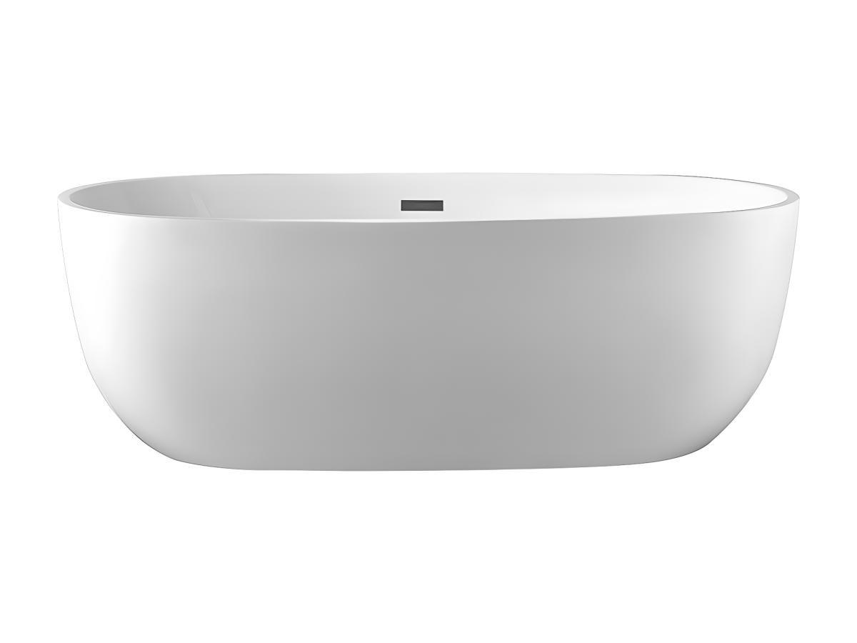 Vente-unique Vasca da bagno freestanding 8L 1 Bianco NICA  