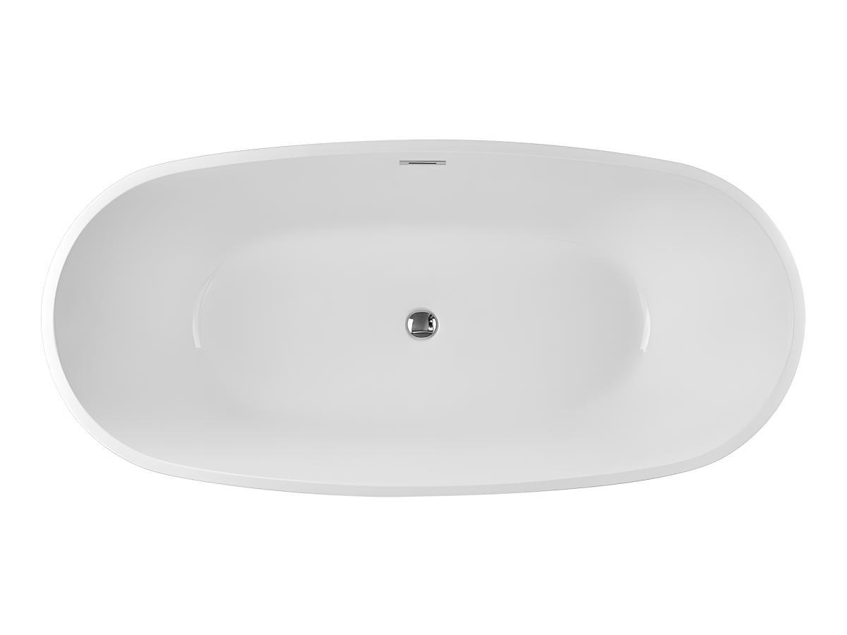 Vente-unique Vasca da bagno freestanding 8L 1 Bianco NICA  