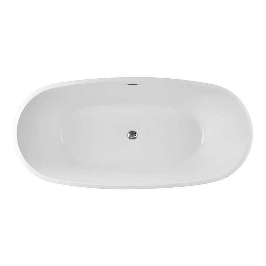 SHOWER DESIGN Vasca da bagno freestanding 8L 1 Bianco NICA  