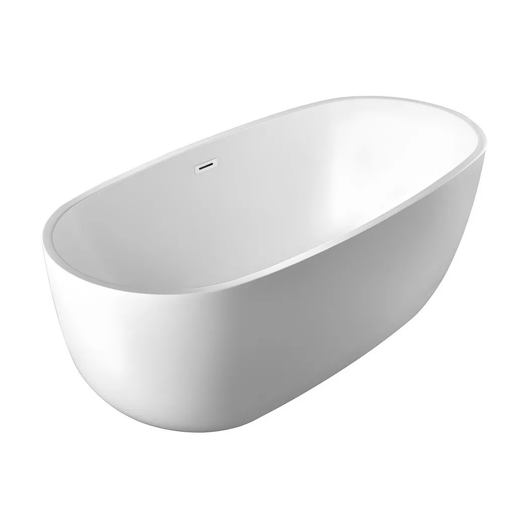Vente-unique - Vasca Da Bagno Freestanding - 238l - 170x80x58 Cm - Bianco - Acrilico - Nica