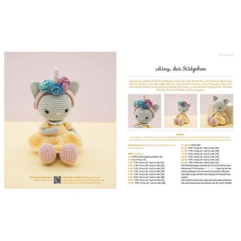 Tierisch süße Häkelfreunde – I love Pastell Erinna Lee Livre cartonné 