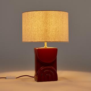 La Redoute Intérieurs Lampe à poser céramique et lin  