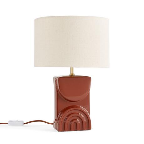 La Redoute Intérieurs Lampe à poser céramique et lin  