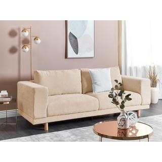 Beliani 3 Sitzer Sofa aus Cord Skandinavisch NIVALA  