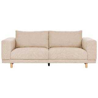 Beliani 3 Sitzer Sofa aus Cord Skandinavisch NIVALA  