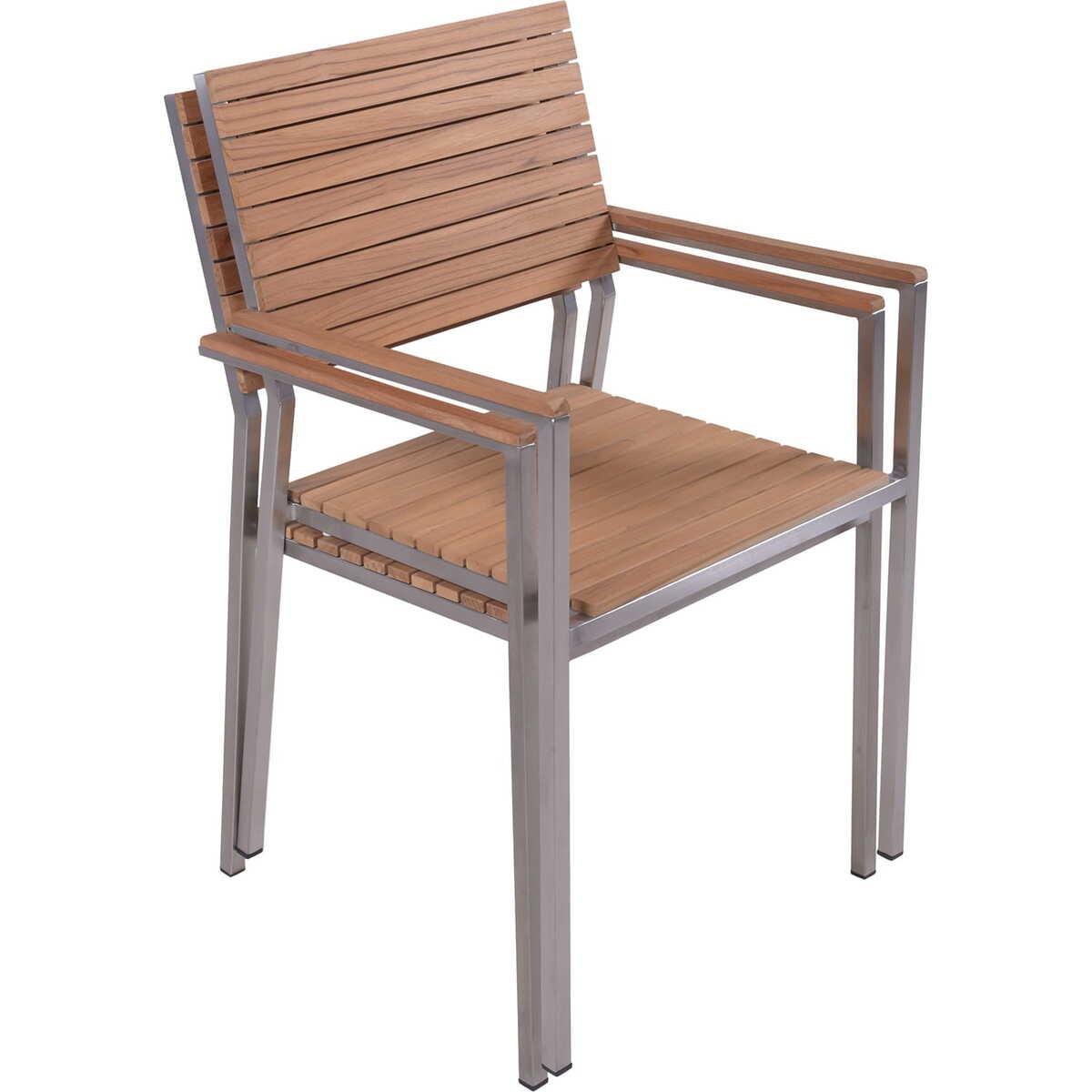 mutoni pleasure Garten Essgruppe Denver III Teak natur (5-tlg)  