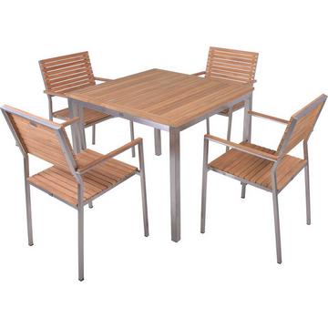 Garten Essgruppe Denver III Teak natur (5-tlg)