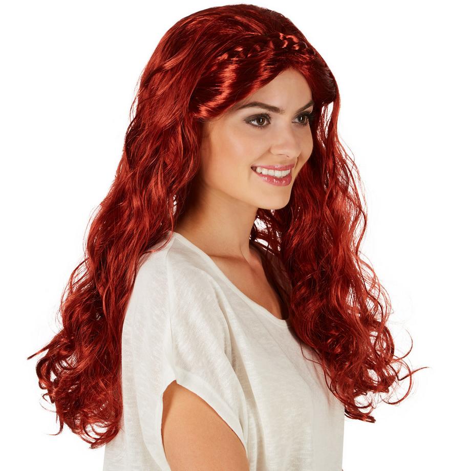 Tectake  Parrucca da donna - Regina rinascimentale 