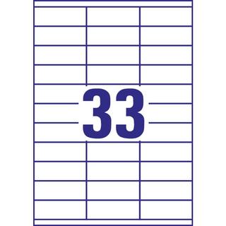 Avery-Zweckform ETIQUETTES universelles avec ultra-grip, 70 x 25.4 mm, jet d'encre, laser couleur, laser s/W  