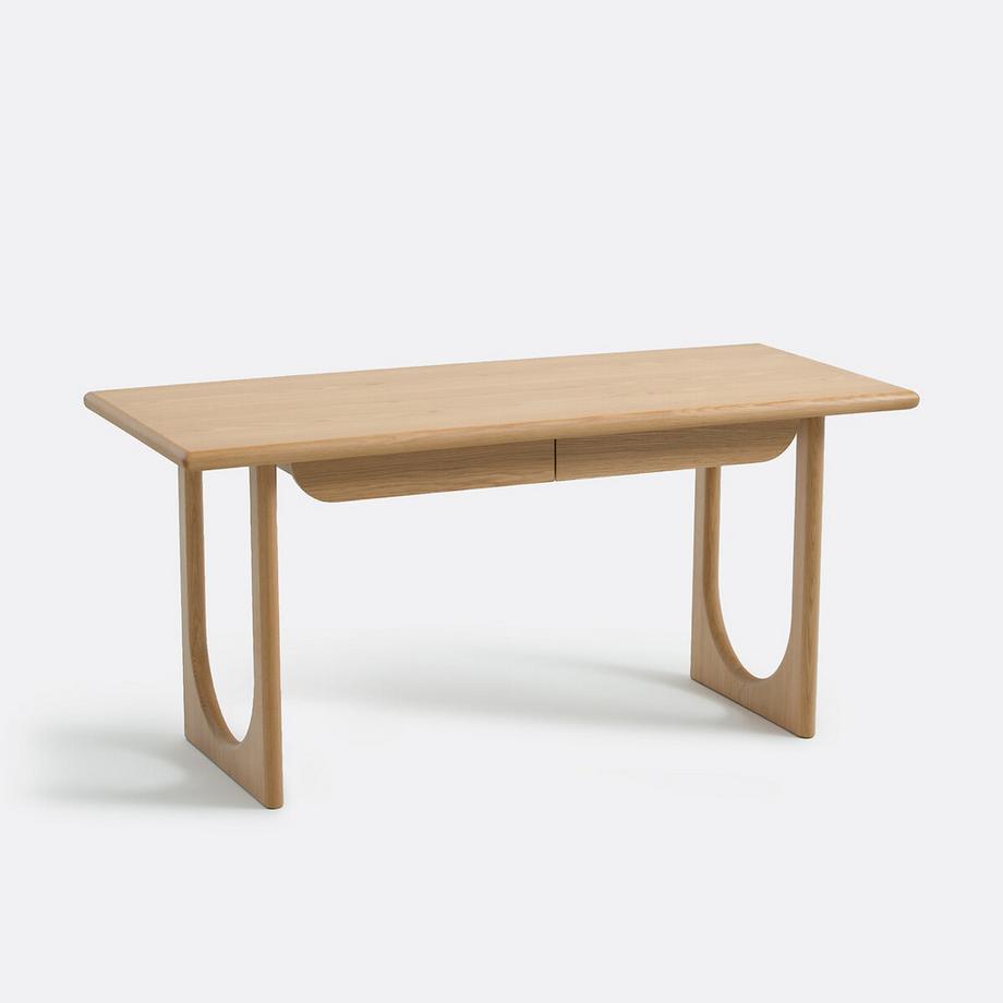 Bureau XL en chêne et plaqué