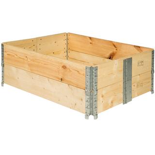 Tectake Carré Potager de Jardin pliable et empilable 120x80x19cm  