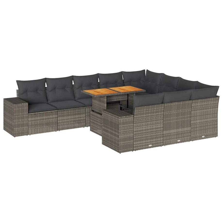 set divano da giardino Polirattan