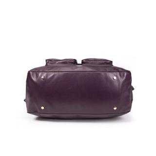 Kate Lee  Sac cabas en cuir Fiona myrtille 