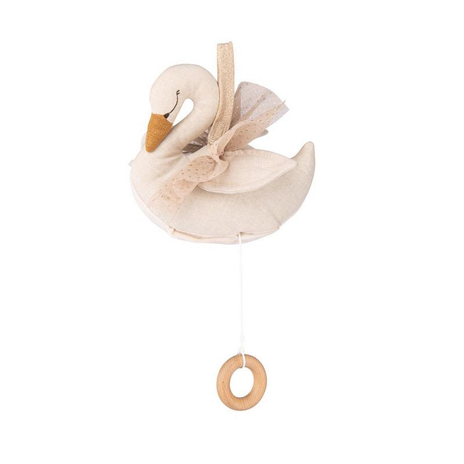 Moulin Roty  Kleiner Schwan mit Spieluhr 