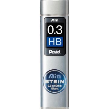 PENTEL Bleistiftmine AINSTEIN 0.3mm, 15 Stück HB