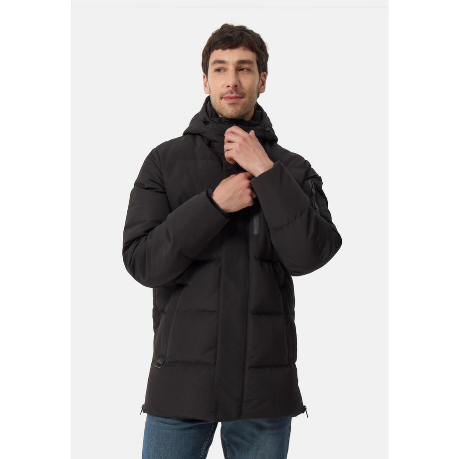 Daunenparka Mantel mit Kapuze und Kaschmirfutter