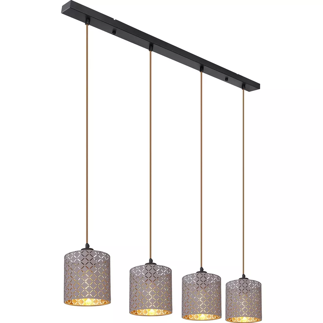 mutoni – Hängeleuchte Cindy Metall matt 4xE27, One Size, Multicolor