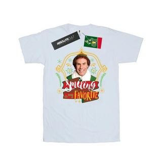 Elf Smiling Is My Favorite T-Shirt  