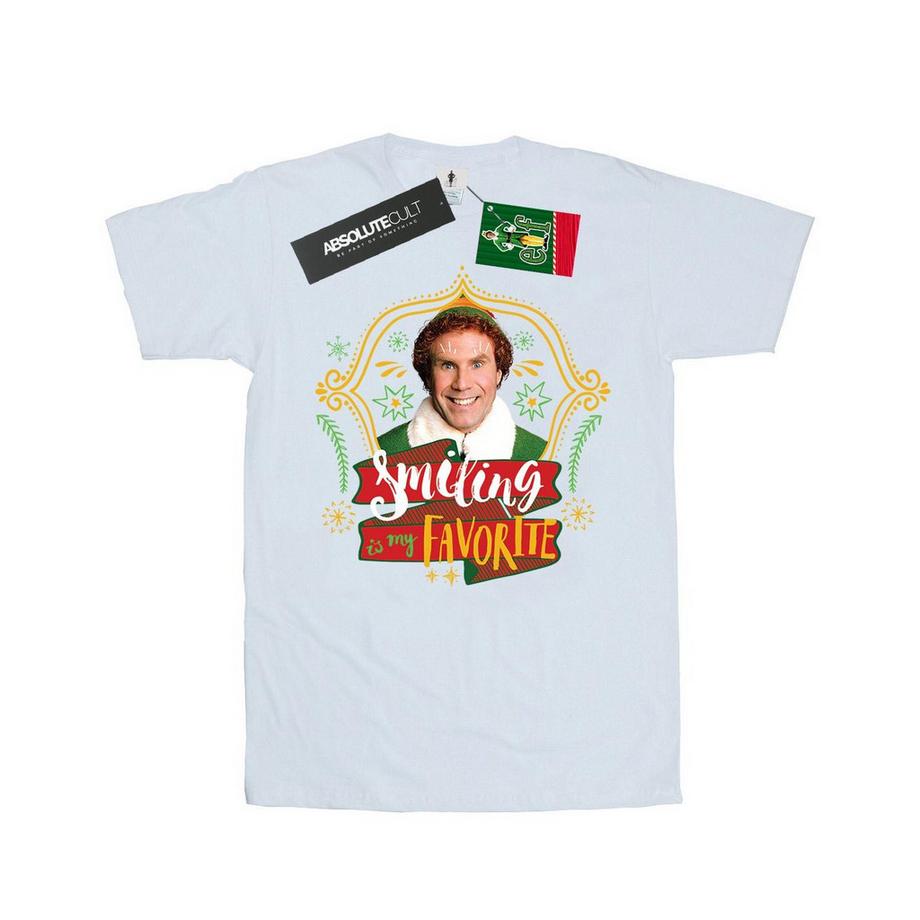 Elf Smiling Is My Favorite T-Shirt  