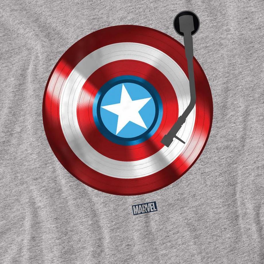 CAPTAIN AMERICA Record T-Shirt  