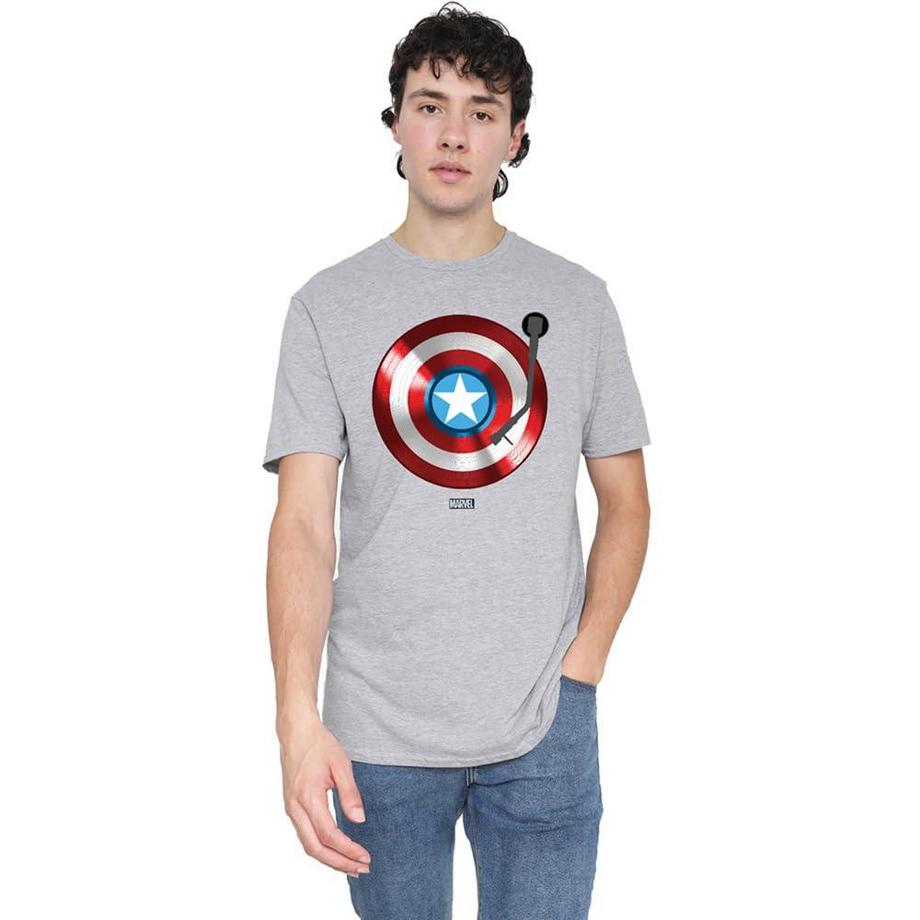 CAPTAIN AMERICA Record T-Shirt  