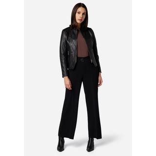 RICANO  Veste en cuir s Abigale, style classique en cuir d'agneau ultra doux 