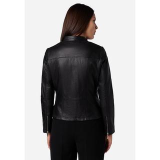 RICANO  Veste en cuir s Abigale, style classique en cuir d'agneau ultra doux 