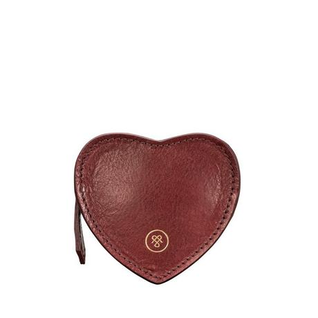 Maxwell Scott  Le Mirabella Porte-monnaie coeur en cuir 