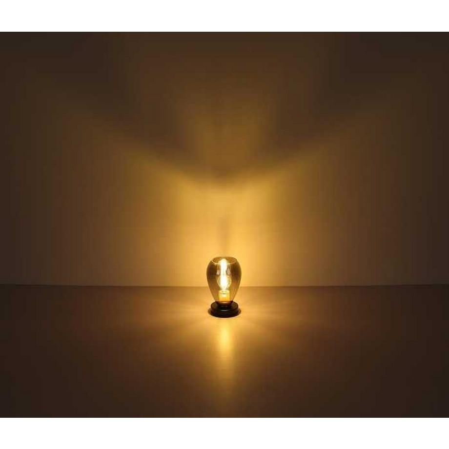 mutoni Lampe à poser Fanni métal noir mat 1xE27  