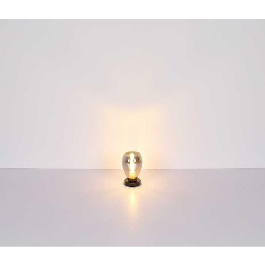 mutoni Lampe à poser Fanni métal noir mat 1xE27  