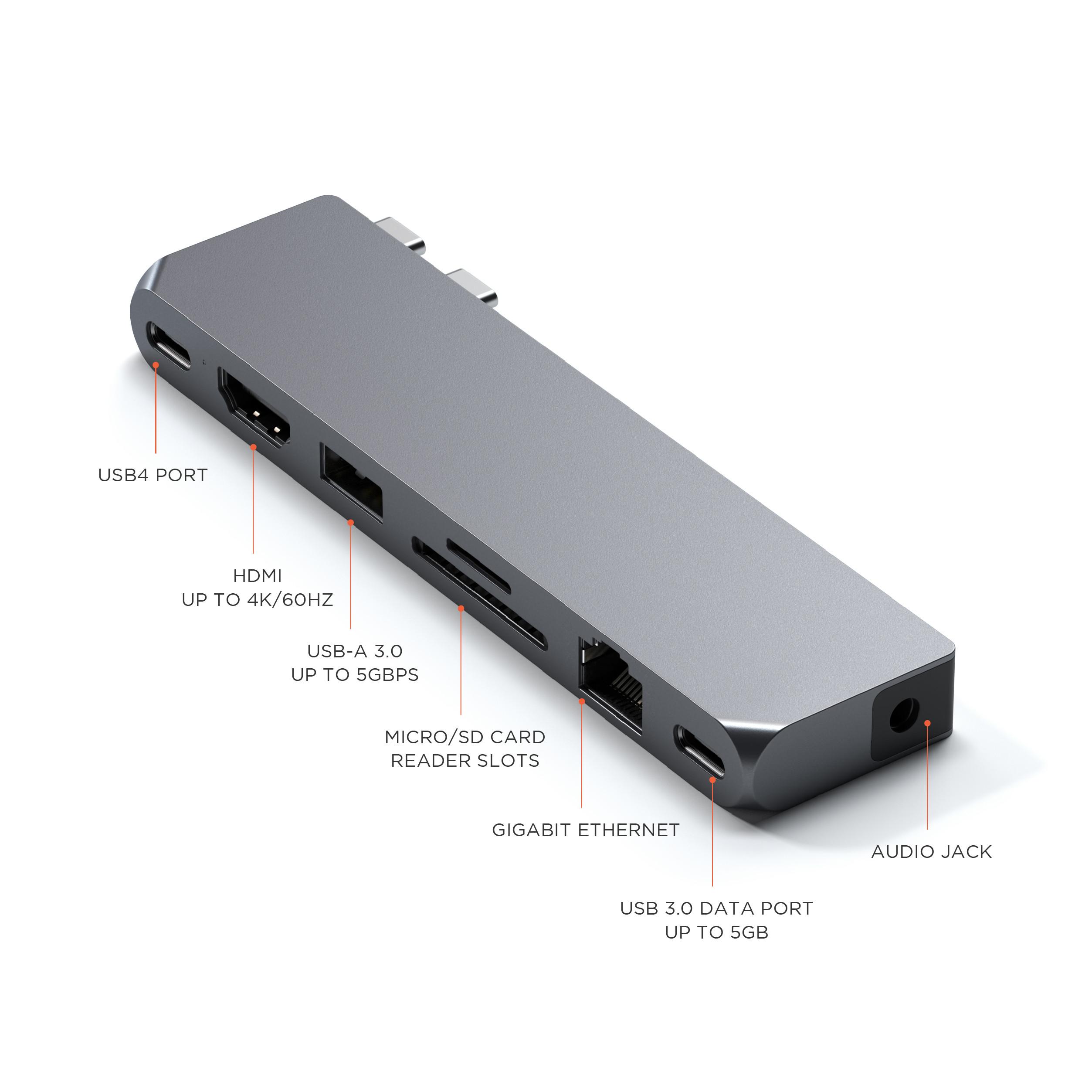 SATECHI  Dual USB-C Pro Hub Max 