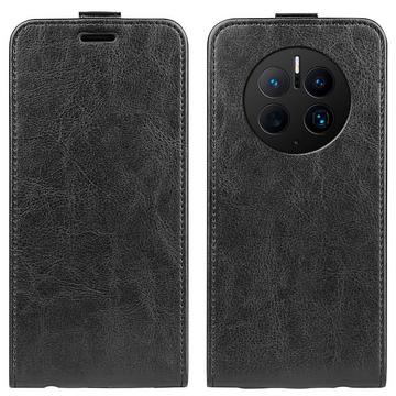 Huawei Mate 50 Pro - Klassisches Flip Case Vertikal Schwarz