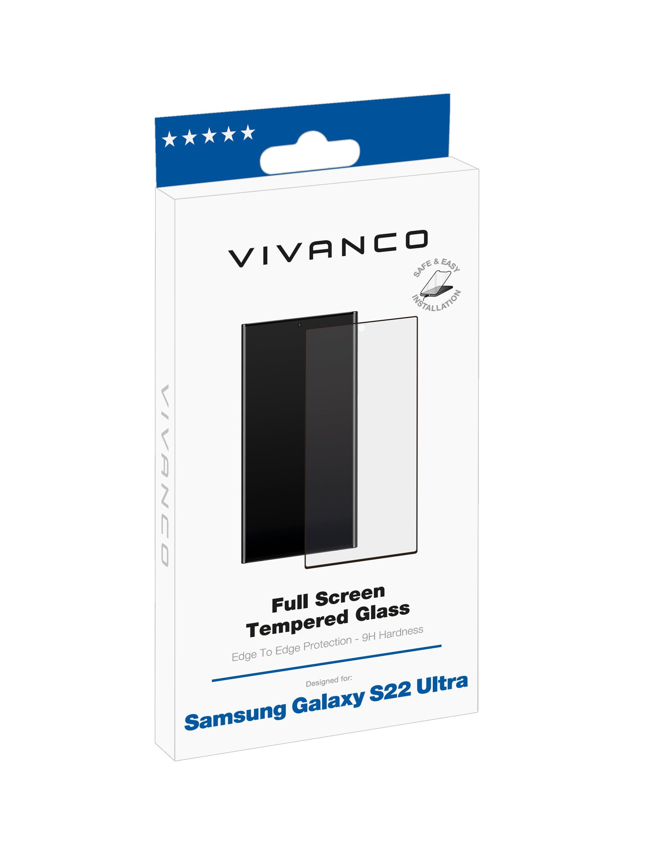 VIVANCO  Verre de d'écran Samsung Galaxy S22 Ultra 