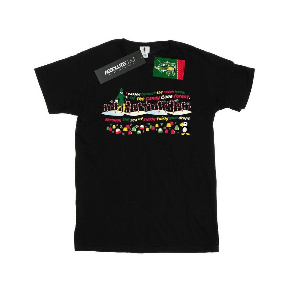 Elf Candy Cane Forest T-Shirt  