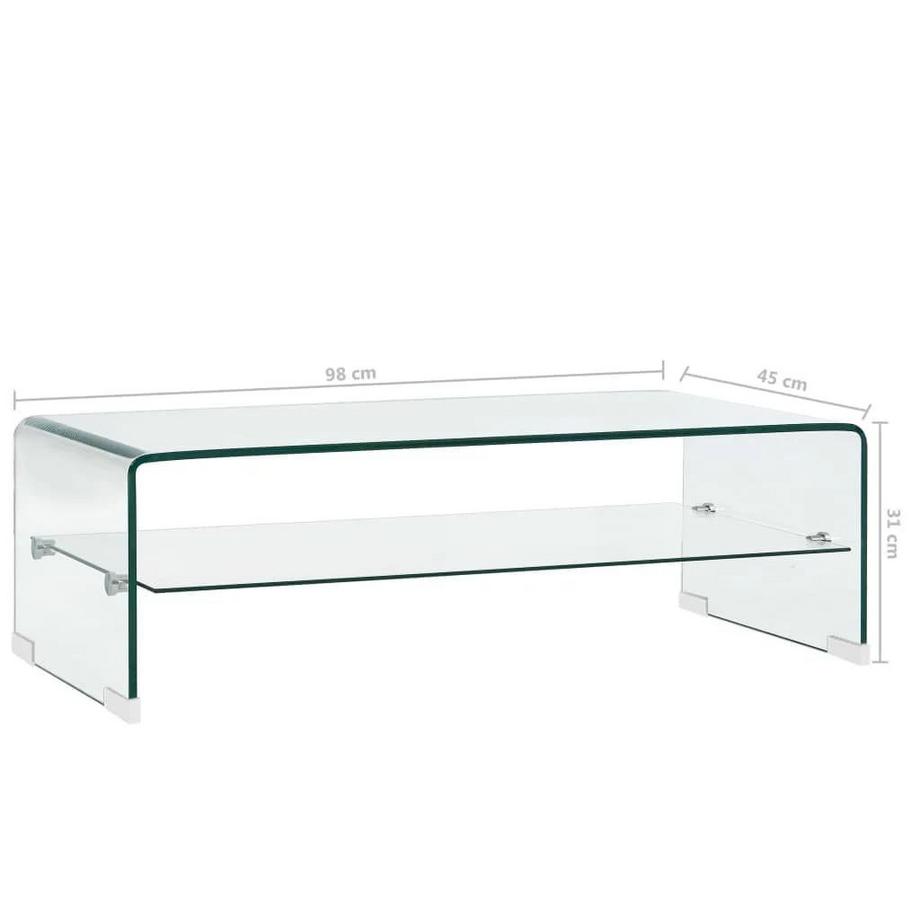 VidaXL Couchtisch glas  