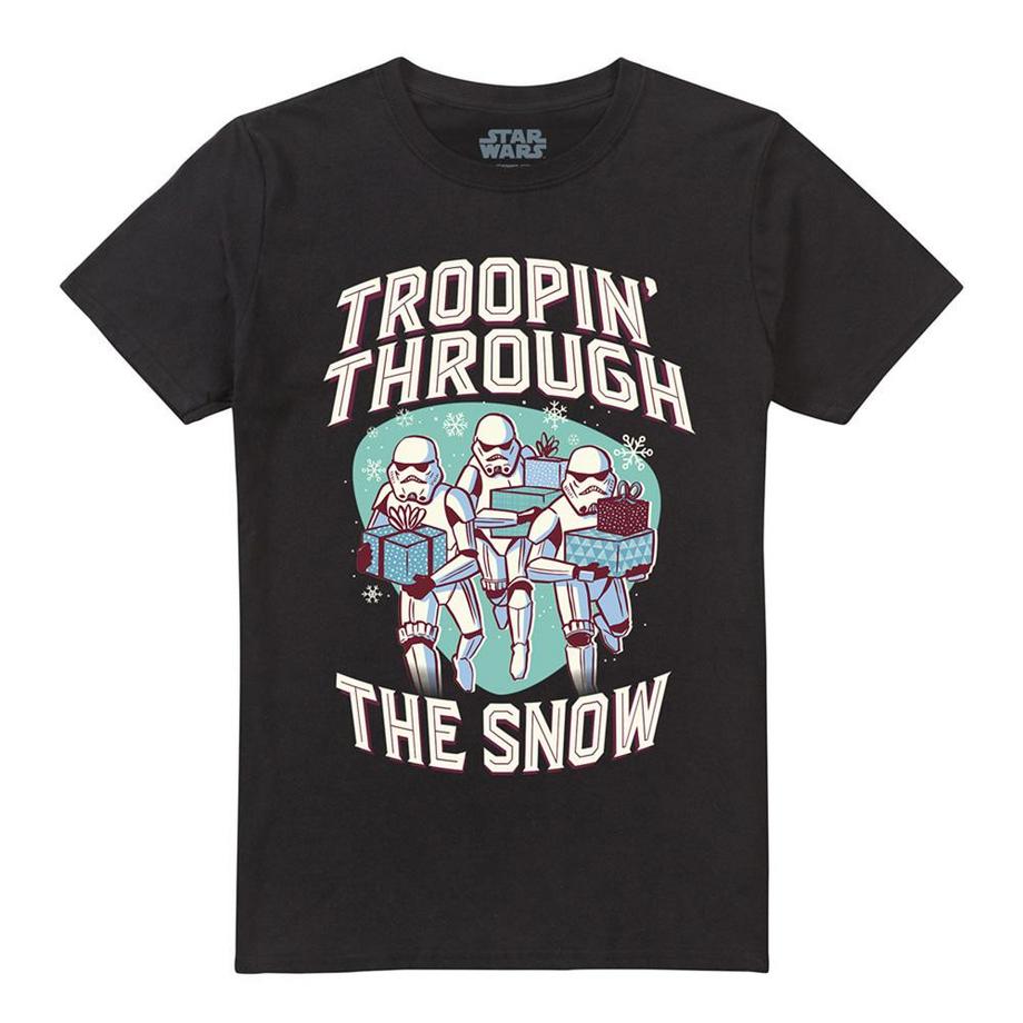Troopin´ Through The Snow Maglietta Stormtrooper