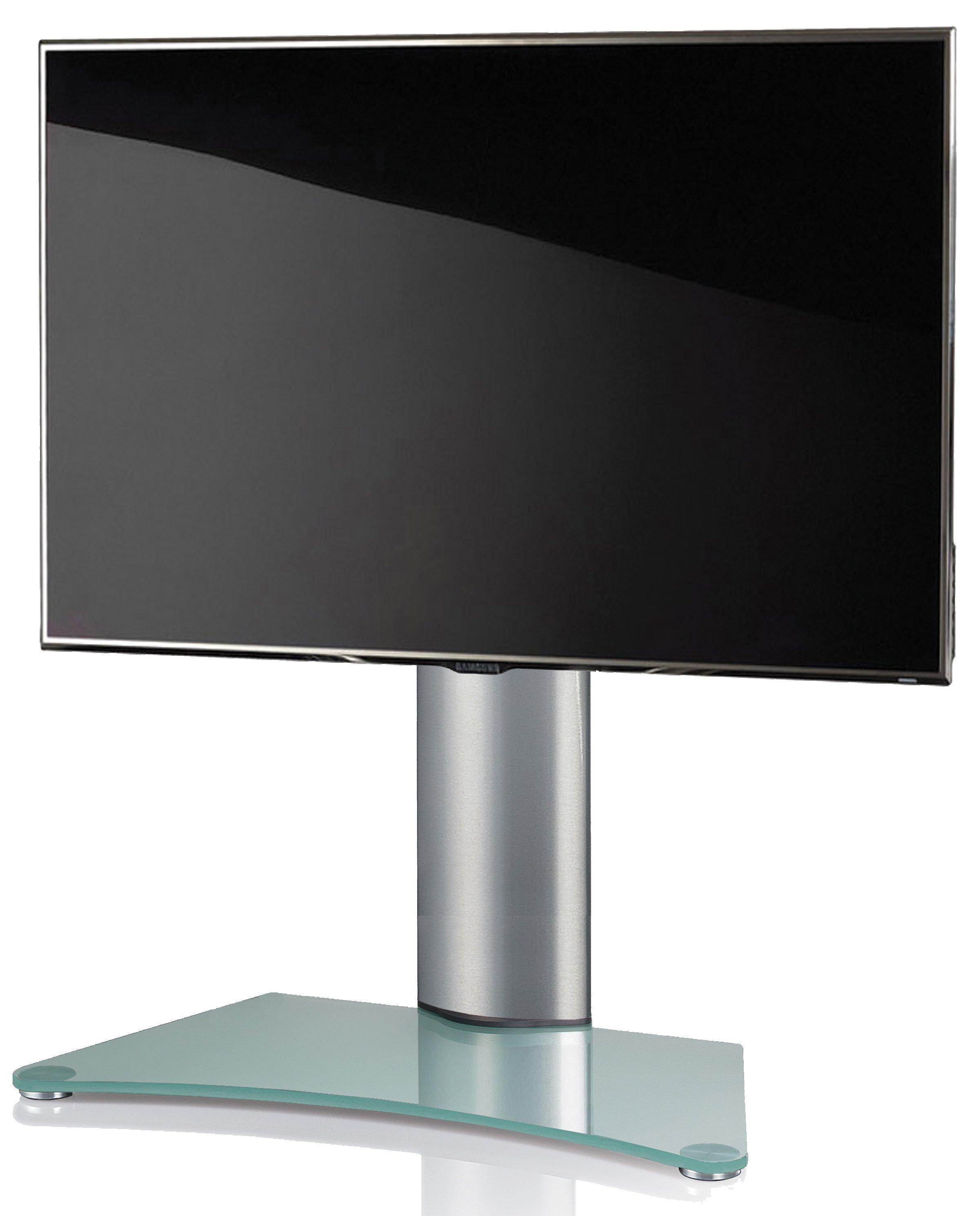 VCM Universal TV VESA Stand Rehaussement en aluminium Support de télévision en verre WindoxaMaxi  