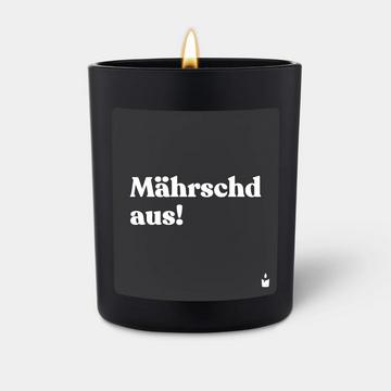 Bougie parfumée noire Woody Mährschd aus!