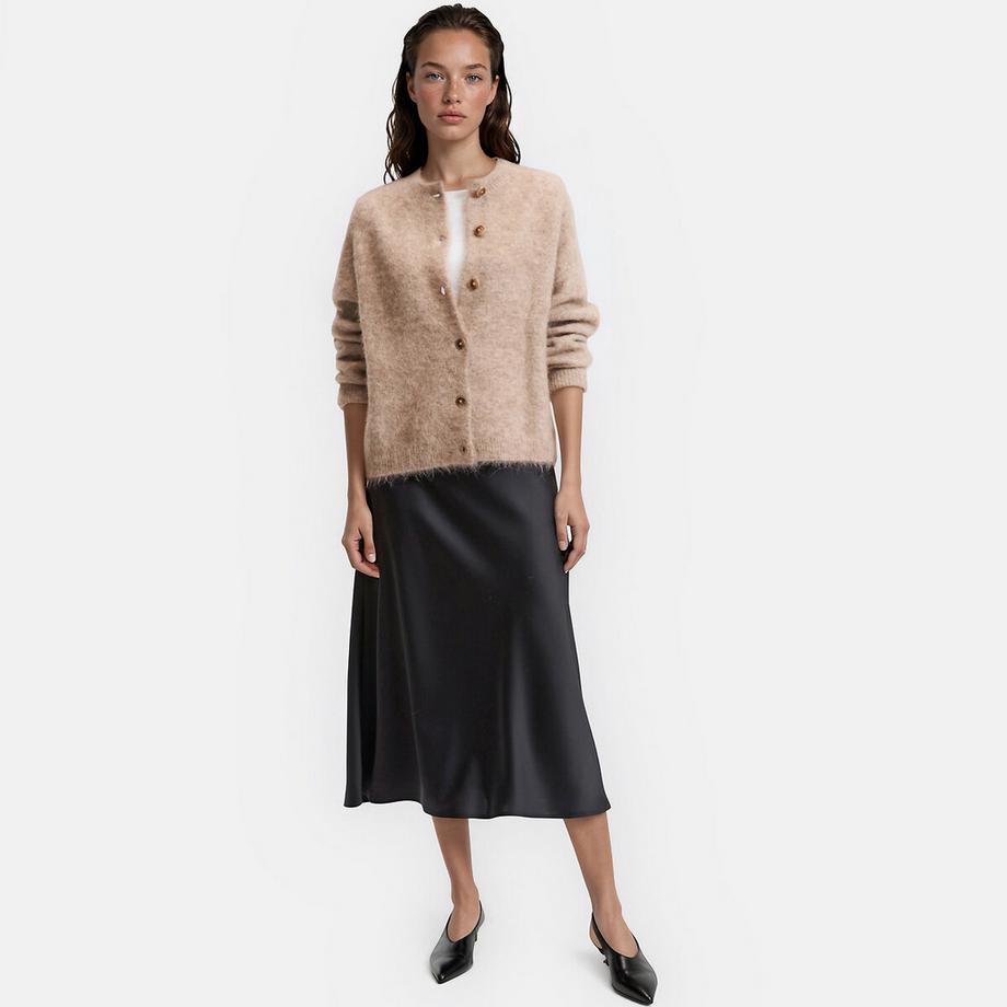 La Redoute Collections Cardigan in misto alpaca spazzolata  